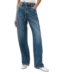 ���O�A���h�{�[�� ���f�B�[�X �{�g���X �f�j���p���c ���C�h���b�O �W�[���Y rag & bone Phoebe Drawstring Wide Leg Jeans in Declan