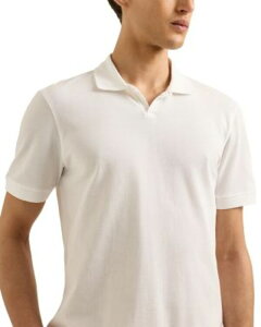 �I�[���o�[ �u���E�� �����Y �g�b�v�X �|���V���c Orlebar Brown Bruno Piqu Polo Shirt White �z���C�g