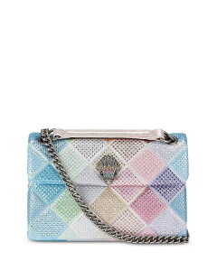 �J�[�g�W�F�C�K�[�����h�� ���f�B�[�X �o�b�O KURT GEIGER LONDON Kensington Medium Crystal Embellished Convertible Crossbody Open Miscelaneous
