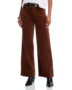 �y�C�W ���f�B�[�X �{�g���X �f�j���p���c �R�[�f�����C �W�[���Y PAIGE Anessa Corduroy High Rise Jeans in Maple Brown �u���E��