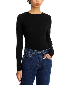 �}�W�F�X�e�B�b�N ���f�B�[�X �A�E�^�[ �j�b�g�E�Z�[�^�[ ���u�j�b�g Majestic Filatures Rib Knit Long Sleeve Striped Sweater Noir �X�g���C�v