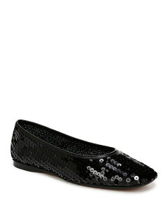 ���B���X ���f�B�[�X �V���[�Y �p���v�X�p���R�[�� Vince Women's Leah Sequin Ballet Flats Black �u���b�N