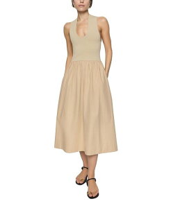 ���x�b�J�~���R�t ���f�B�[�X �g�b�v�X �^���N�g�b�v Rebecca Minkoff Belle Combo Tank Dress Beige �x�[�W��