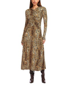 �t�B�t�e�B�[���g�D�G���e�B ���f�B�[�X �g�b�v�X �����s�[�X �~�f�B Fifteen Twenty Kourtney Cross Front Midi Dress Leopard �A�j�}��