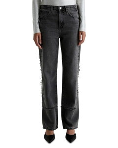 �G�[�W�[ ���f�B�[�X �{�g���X �f�j���p���c �W�[���Y AG Brinley Mid Rise Straight Jeans in Overnight