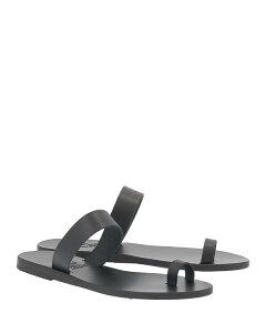 �A���V�G���g�O���[�N�T���_�� ���f�B�[�X �V���[�Y Ancient Greek Sandals Women's Thalia Sandals Black �u���b�N