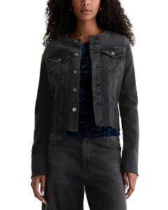 �G�[�W�[ ���f�B�[�X �A�E�^�[ �W���P�b�g�E�u���]�� �f�j�� AG Robyn Collarless Denim Jacket Nebula �f�j��