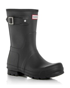 �n���^�[ �����Y �V���[�Y �u�[�c�E���C���u�[�c Hunter Men's Original Short Rain Boots Black �u���b�N