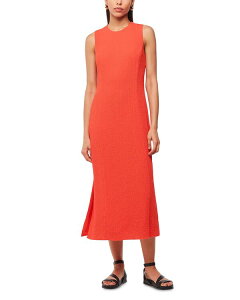 �z�C�b�X���Y ���f�B�[�X �g�b�v�X �����s�[�X �~�f�B Whistles Erin Textured Midi Dress Coral �R�[����