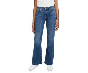 �Z�u���t�H�[�I�[���}���J�C���h ���f�B�[�X �{�g���X �J�W���A���p���c ���C�h���b�O �W�[���Y 7 For All Mankindojo Mid Rise Wide Leg Trouser Jeans in Mediumelrose Medmelrose