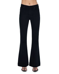 �s�X�g�[�� ���f�B�[�X �{�g���X �f�j���p���c �t���A �W�[���Y Pistola Kinsley Mid Rise Ultra Flare Leg Jeans inoir Noir