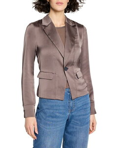 �j�b�N�v���X�]�[�C ���f�B�[�X �A�E�^�[ �W���P�b�g�E�u���]�� NIC+ZOE Day Gloss Tuxedo Jacket Cocoa �R�R�A