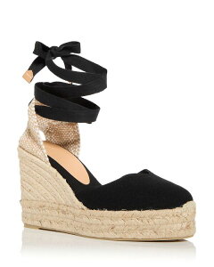 �J�X�^ �j�G�[�� ���f�B�[�X �V���[�Y �T���_�� Castaer Castaner Women's Chiara Espadrille Wedge Sandals Negro