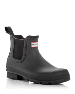 �n���^�[ �����Y �V���[�Y �u�[�c�E���C���u�[�c �`�F���V�[�u�[�c �`�F���V�[ Hunter Men's Original Chelsea Boots Black �u���b�N