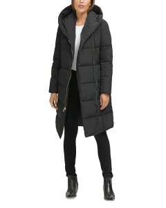 �R�[���n�[�� ���f�B�[�X �A�E�^�[ �R�[�g �_�E�� Cole Haan Taffeta Down Zip Front Coat Black �u���b�N