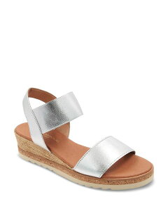 �A���h���A�[�X ���f�B�[�X �V���[�Y �T���_�� �q�[�� Andre Assous Women's Neveah Mid Heel Espadrille Wedge Sandalsilver �V���o�[