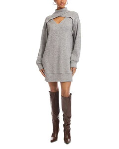 �t�B�t�e�B�[���g�D�G���e�B ���f�B�[�X �g�b�v�X �����s�[�X �^�[�g���l�b�N Fifteen Twenty Claylee Crossover Turtleneck Dress Gray �O���[