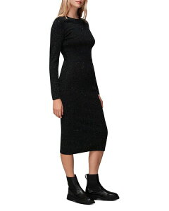 �z�C�b�X���Y ���f�B�[�X �g�b�v�X �����s�[�X �Z�[�^�[ �j�b�g Whistles Annie Sparkle Knit Sweater Dress Black �u���b�N