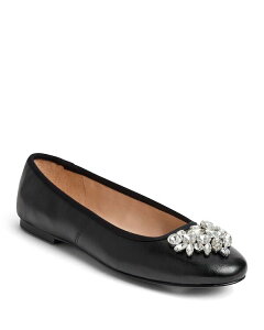 �W���b�N���W���[�X ���f�B�[�X �V���[�Y �p���v�X ���U�[ Jack Rogers Women's Ellina Embellished Leather Ballet Flats Black �u���b�N