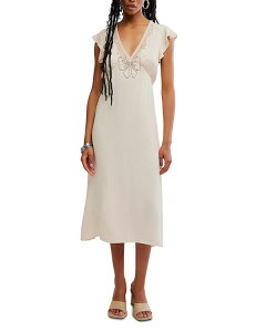 �t���[�s�[�v�� ���f�B�[�X �g�b�v�X �����s�[�X �~�f�B Free People Tied With Joy Midi Dress Pastel Rose
