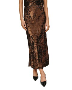 �x���_�[�� ���f�B�[�X �{�g���X�J�[�g �}�L�V Bella Dahl Bias Maxi Skirt Bronze Shimmer