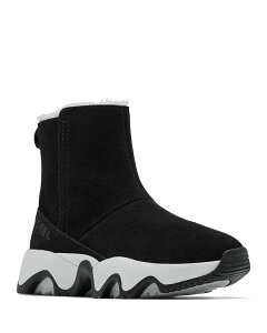 �\���� ���f�B�[�X �V���[�Y �u�[�c�E���C���u�[�c Sorel Women's KINETIC IMPACT Boots Black �u���b�N