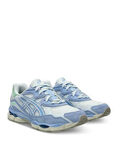 �A�V�b�N�X ���f�B�[�X �V���[�Y �X�j�[�J�[ Asics Women's Gel-NYC Running Sneakers Airy Blue/Stone Wash �u���[