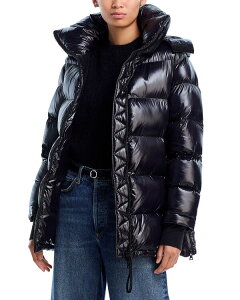 �A�N�A ���f�B�[�X �A�E�^�[ �R�[�g AQUA Mid Length Oversized Puffer Coat - Exclusive Jet