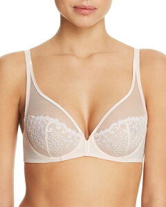 �V���[�k�y���[�� ���f�B�[�X �A���_�[�E�F�A �u���W���[ �V�A�[ Simone Perele Simone P r le D lice Sheer Plunge Underwire Bra Blush �u���b�V��