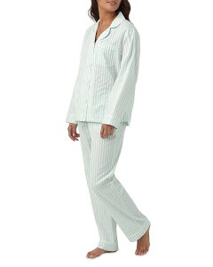 �x�b�h�w�b�h�p�W���} ���f�B�[�X �g�b�v�X �V���c BedHead Pajamas Long Sleeve Pajama Set Mint 3D St �~���g