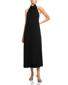 �G���A�X�^�[�Y ���f�B�[�X �g�b�v�X �����s�[�X �~�f�B �W���[�W�[ �z���^�[ Area Stars Halter Midi Jersey Dress Black �u���b�N