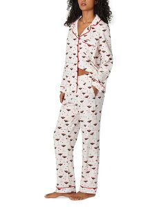 �x�b�h�w�b�h�p�W���} ���f�B�[�X �A�E�^�[ �p�[�J�[�E�X�E�F�b�g BedHead Pajamas Espresso Kisses Long Sleeve Pajama Set Espresso Kisses