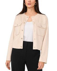 ���B���X�J���[�g ���f�B�[�X �A�E�^�[ �W���P�b�g�E�u���]�� VINCE CAMUTO Raw Edge Jacket Natural Sand �T���h
