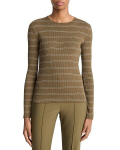 ���B���X ���f�B�[�X �g�b�v�X �V���c �N���[�l�b�N Vince Striped Crewneck Top Cypress Combo �X�g���C�v
