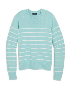 ���@�C�����[�h���@�C���Y ���f�B�[�X �A�E�^�[ �j�b�g�E�Z�[�^�[ �R�b�g�� Vineyard Vines Katie Cotton Rollneck Sweater Molly Stripe Aqua �A�N�A