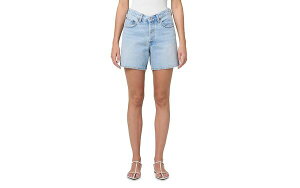 �A�S���h ���f�B�[�X �{�g���X �n�[�t�p���c�E�V���[�c �V���[�g�p���c �f�j�� AGOLDE V Waist Mid Rise Denim Shorts in Backbeat �f�j��