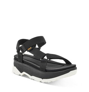 �e�o ���f�B�[�X �V���[�Y �T���_�� �v���b�g�t�H�[�� Teva Women's Jadito Universal Strappy Platform Sandals Black �u���b�N