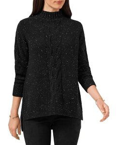 ���B���X�J���[�g ���f�B�[�X �A�E�^�[ �j�b�g�E�Z�[�^�[�g���l�b�N VINCE CAMUTO Cable Kniturtleneck Sweaterich Black �u���b�N