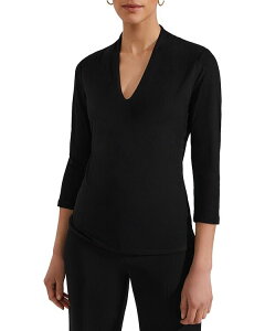 �z�b�u�X�����h�� ���f�B�[�X �g�b�v�X �V���c HOBBS LONDON Aimee Top Black �u���b�N