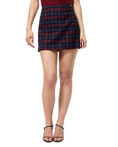 �t�����`�R�l�N�V���� ���f�B�[�X �{�g���X�J�[�g �~�j FRENCH CONNECTION Melba Plaid Suiting Mini Skirt Marine/Cabernet �`�F�b�N