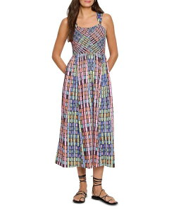 �j�b�N�v���X�]�[�C ���f�B�[�X �g�b�v�X �����s�[�X NIC+ZOE Rainbow Macaroon Sarah Dress Pink Multi �s���N