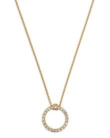 ロバートコイン レディース ネックレス・チョーカー アクセサリー 18K Yellow Gold Princess Tiny Treasures Extra Small Diamond Circle Pendant Necklace 16 White/Gold