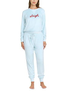 �n�j�[�f���[ �C���e�B���b�c ���f�B�[�X �A�E�^�[ �p�[�J�[�E�X�E�F�b�g Honeydew Simply Cozy Long Sleeve Pajama Set Frosty