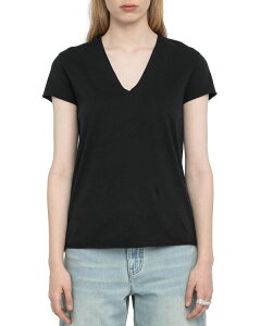 �U�f�B�O �G ���H���e�[�� ���f�B�[�X �g�b�v�X T�V���c Zadig & Voltaire Story Fishnet Skull Tee Black �u���b�N