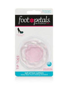 �t�b�g�y�^���Y ���f�B�[�X �V���[�Y �X�j�[�J�[ Foot Petals Technogel with Softspots Tip Toes Cushions Pink Gel �s���N
