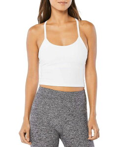 �r�����h���K ���f�B�[�X �g�b�v�X �^���N�g�b�v �N���b�v�h Beyond Yoga Spacedye Slim Racerback Cropped Tank Cloud White �z���C�g