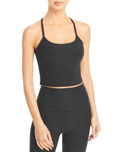 �r�����h���K ���f�B�[�X �g�b�v�X �^���N�g�b�v �N���b�v�h Beyond Yoga Spacedye Slim Racerback Cropped Tank Darkest Night