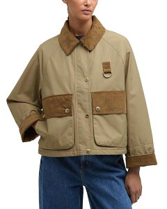 �o�u�A�[ ���f�B�[�X �A�E�^�[ �W���P�b�g�E�u���]�� Barbour Phoebe Casual Jacket Military Beige �x�[�W��