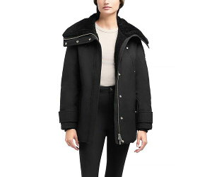 ���[�X�i�b�N�� ���f�B�[�X �A�E�^�[ �W���P�b�g�E�u���]�� �_�E�� Moose Knuckles Aurora Shearling Trim Down Jacket Black �u���b�N