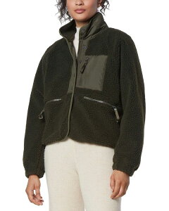 �}�[�N�j���[���[�N ���f�B�[�X �A�E�^�[ �W���P�b�g�E�u���]�� Marc New York Mixed Media Sherpa Jacket Olive �I���[�u